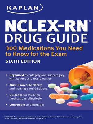 cover image of NCLEX-RN Drug Guide